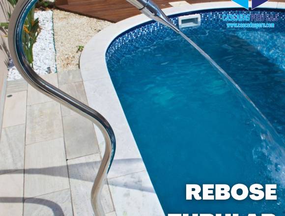 REBOSE TUBULAR, PISCINA, REBOSES, VELO DE AGUA