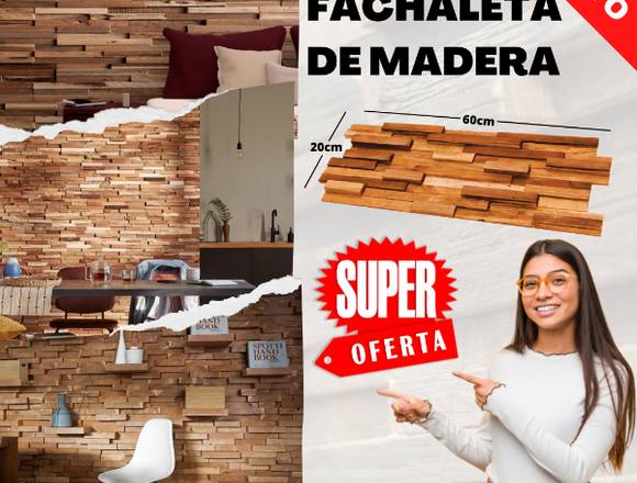 FACHALETAS DE MADERA