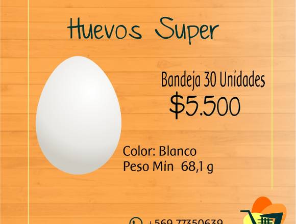 Venta de huevos super