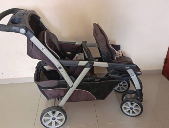 Coche para doble ( para bebes)