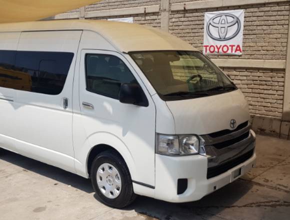 Toyota hiace 15 pasajeros