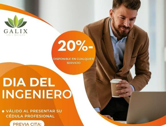 FELZ DIA DEL INGENIERO 20% DE DESCUENTO SPA GALIX