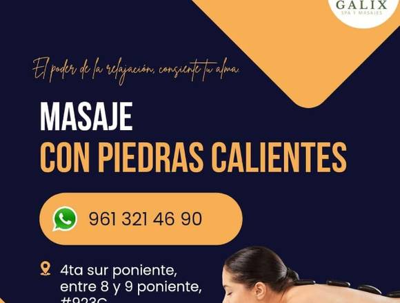 MASAJE CON PIEDRAS CALIENTES, TUXTLA GUTIERREZ .