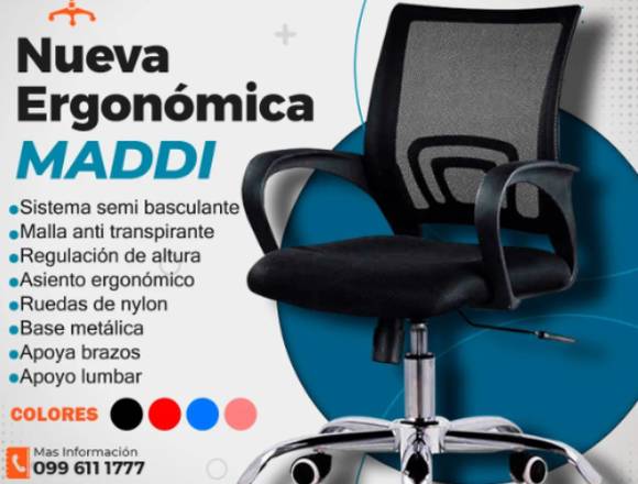 Silla oficina ergonomica