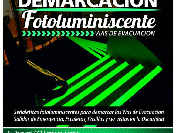Señaletica Fotoluminiscente de Vias de Evacuacion