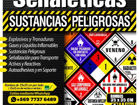 SEÑALETICAS DE SUSTANCIAS PELIGROSAS