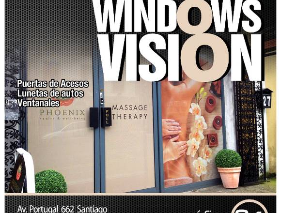 PUBLICIDAD GRAFICA ADHESIVA EN WINDOW VISION