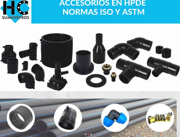 Tuberia lisa y accesorios de HDPE