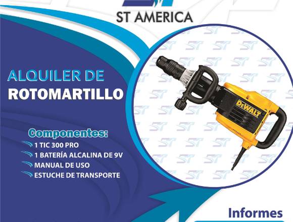 ALQUILER DE ROTOMARTILLO