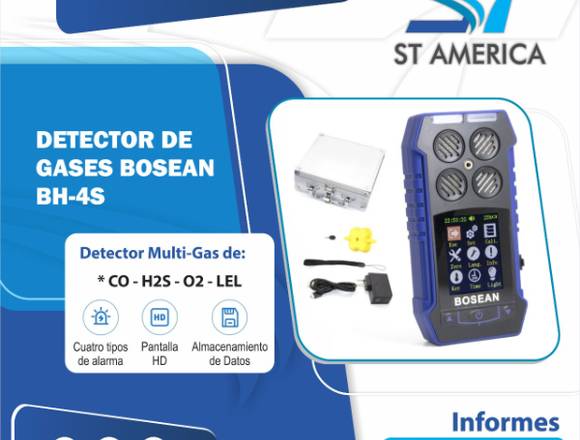 ¡VENTA DE DETECTOR DE GASES BOSEAN BH-4S! 😊