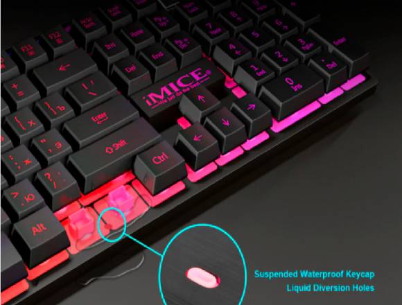 Teclado Gaming retroiluminado