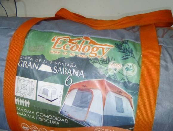 Carpa Ecology Gran Sabana para 6 personas.