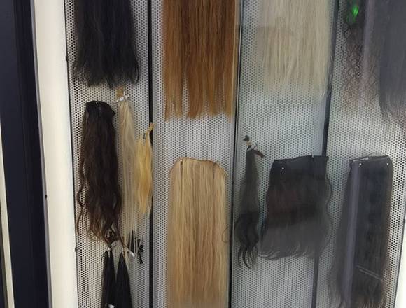 cortinas de pelo en salon carolina´s
