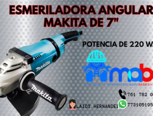 VENTA DE ESMERILADORA ANGULAR MAKITA DE 7"