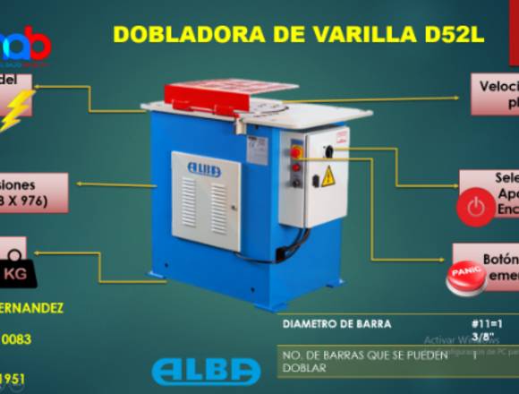 Cortadoras de Varillas Eléctricas Sima Modelo CEL45