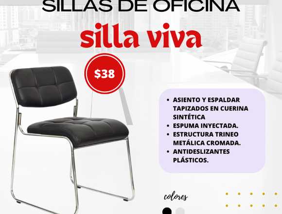 silla de  visita| silla viva |  silla de oficina  