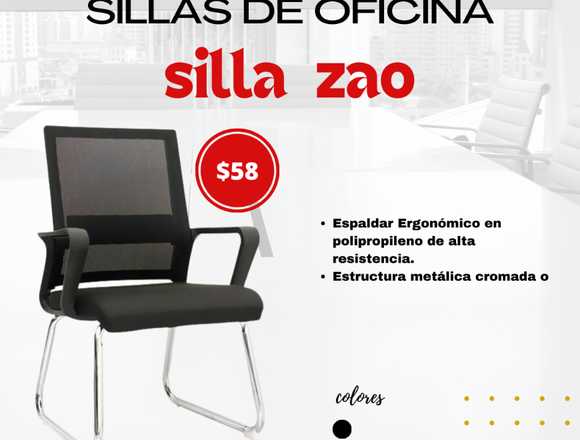 silla zao|  silla para atención al cliente  