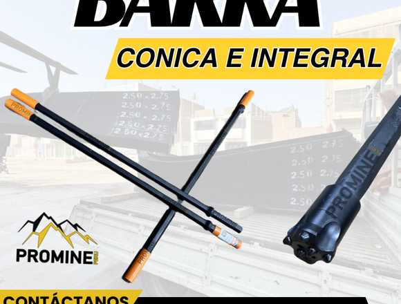 BARRENO CONICA . BARRA INTEGRAL . INDUCCION MINA