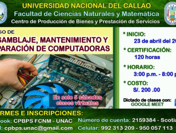 Curso de Ensamblaje de Computadoras