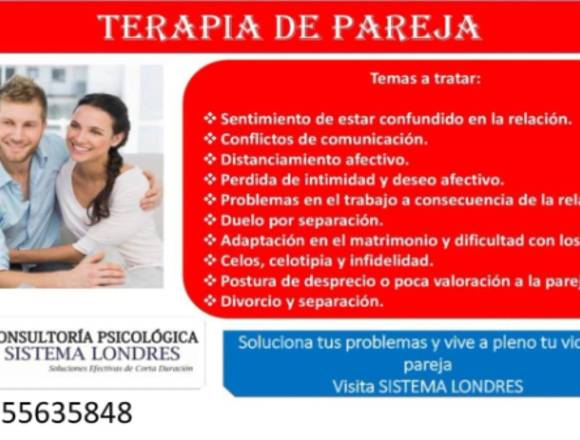 TERAPIA DE    PAREJAS