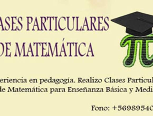 Clases Particulares de Matemática