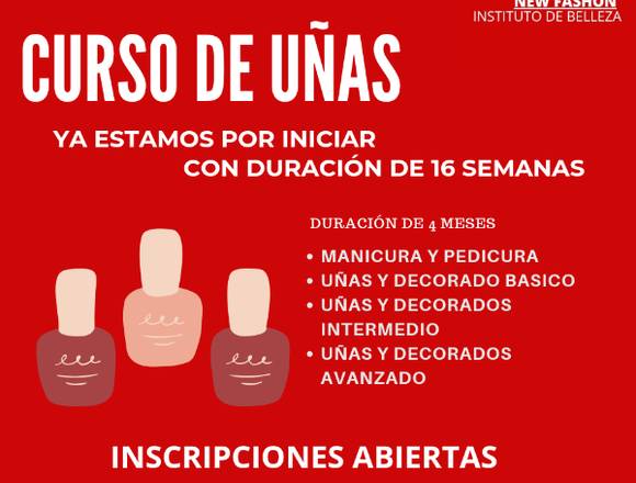 Escuela de Belleza/ Curso de uñas  💅