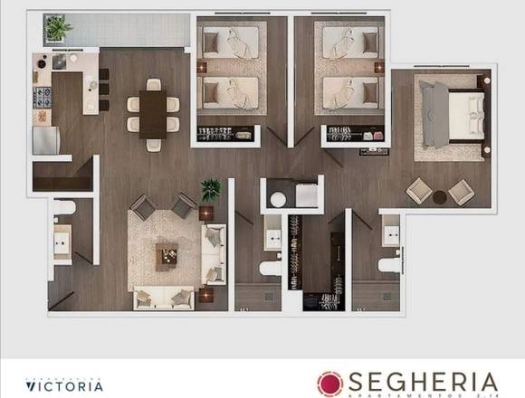 APARTAMENTO NUEVO EN VENTA EN ZONA 14 LA VILLA 