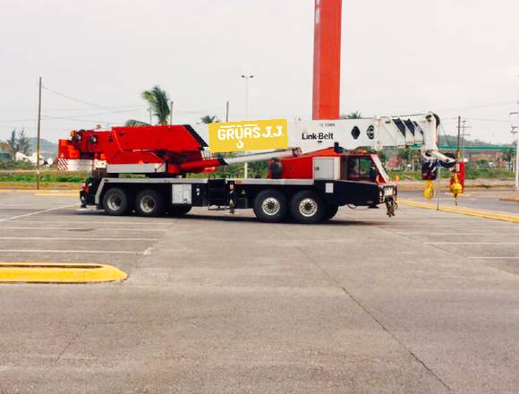 RENTA GRUA 70 TON CERTIFICADA EN VERACRUZ