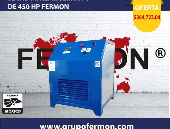 SECADOR REFRIGERATIVO DE 450HP 