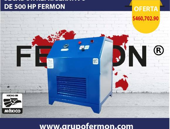 SECADOR REFRIGERATIVO DE 500HP