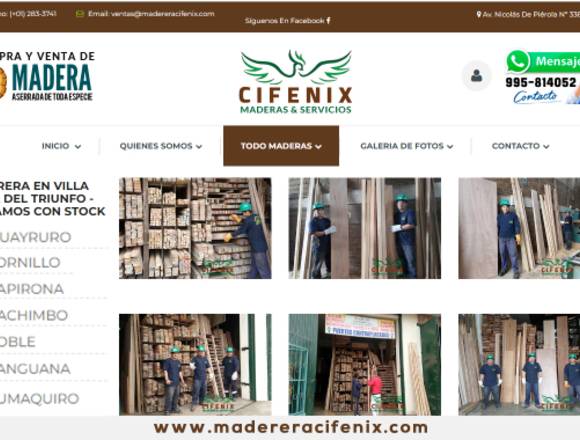 MADERERA CIFENIX-VENTA DE MADERA ASERRADA