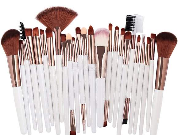 Brochas de Maquillaje Profesional de 25 piezas