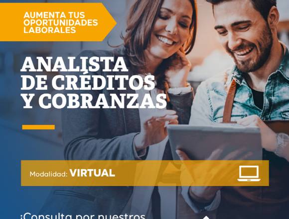 CURSO VIRTUAL ANALISTA DE CRÉDITOS Y COBRANZAS