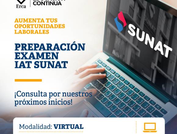 CURSO INTENSIVO DE PREPARACIÓN EXAMEN IAT SUNAT