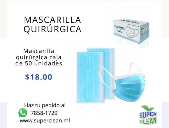 Mascarillas quirúrgicas | caja