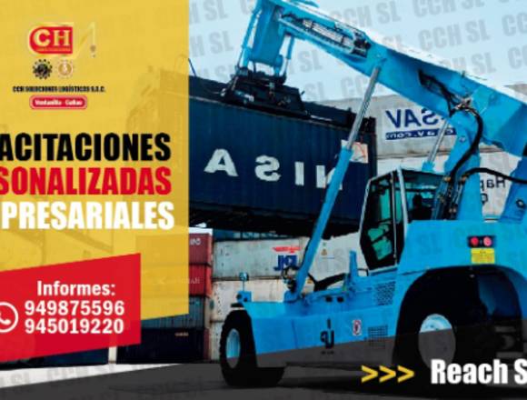 certificación de operador de reach stacker