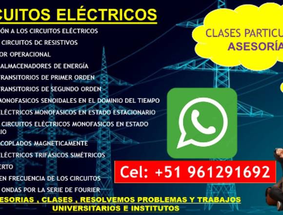 CLASES ACADÉMICAS DE CIRCUITOS ELÉCTRICOS 