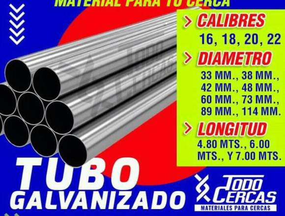 VENTA DE TUBO GALVANIZADO