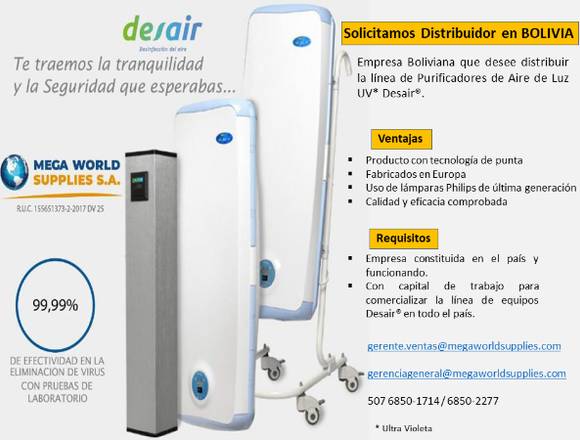 Distribuidor de la línea de equipos Desair® 