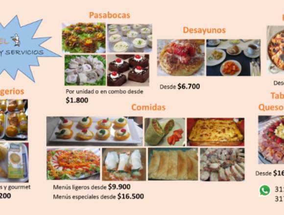 TODO EN CATERING PARA REUNIONES  A DOMICILIO