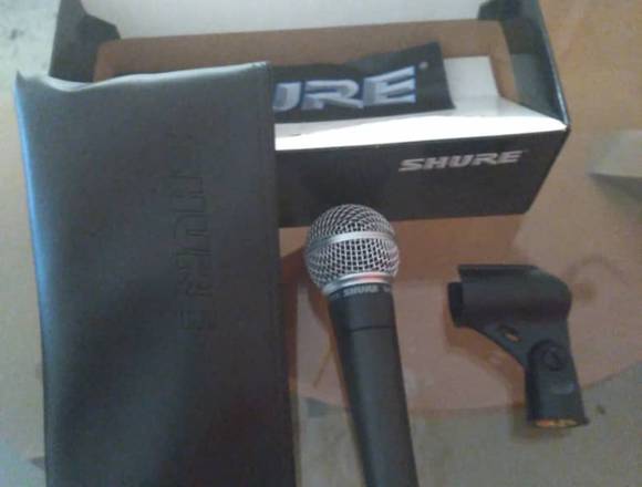 Microfono SHURE SM58 NUEVO en $90