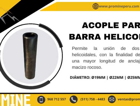 ACOPLE PARA BARRA HELICOIDAL / PROMINE