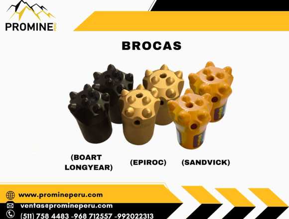 BROCAS ( EPIROC- SANDVIK -BOART LONG YEAR )
