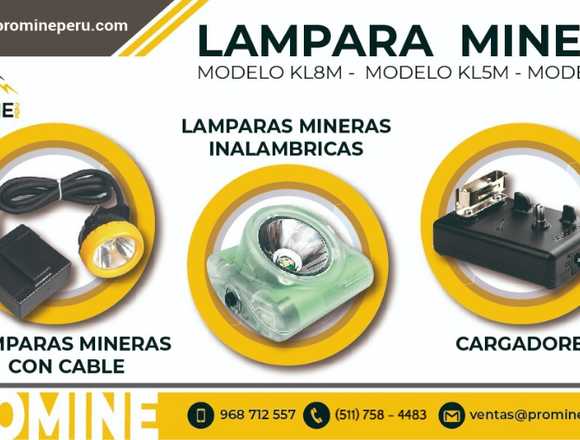 LÁMPARAS MINERAS - PROMINE PERÚ