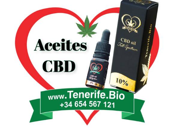 Aceites de CBD de la Línea ORO Tenerife.Bio