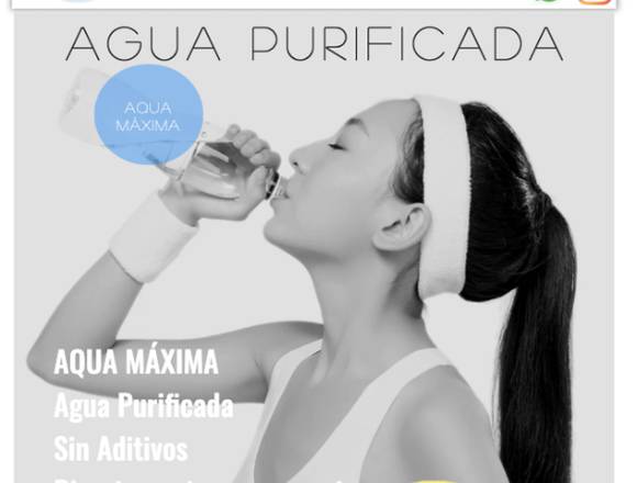 AQUA MÁXIMA - Agua Purificada