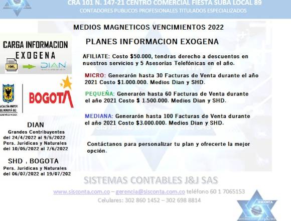 Medios Magneticos Dian y SHD