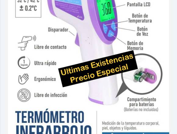 PRECIO DE REMATE!!!!!!!!  Termómetros inflarrojos 