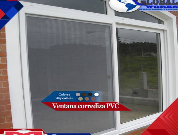 ventanas y puertas PVC, aluminio y templado