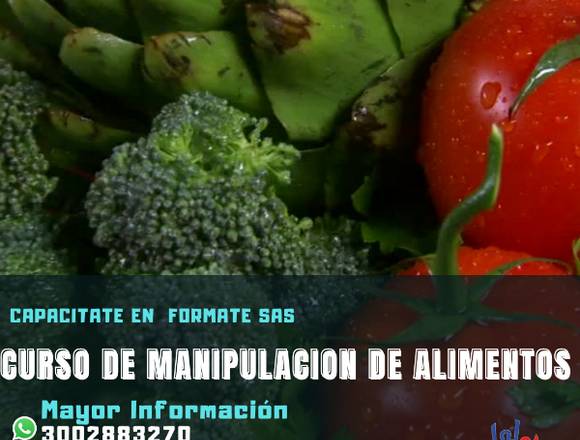 Curso de Manipulación de Alimentos Presencial